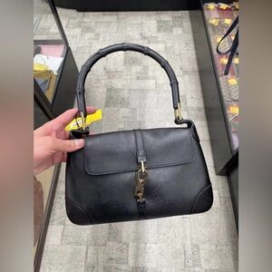 Authentic🖤Gucci Jackie.Bamboo.Black
